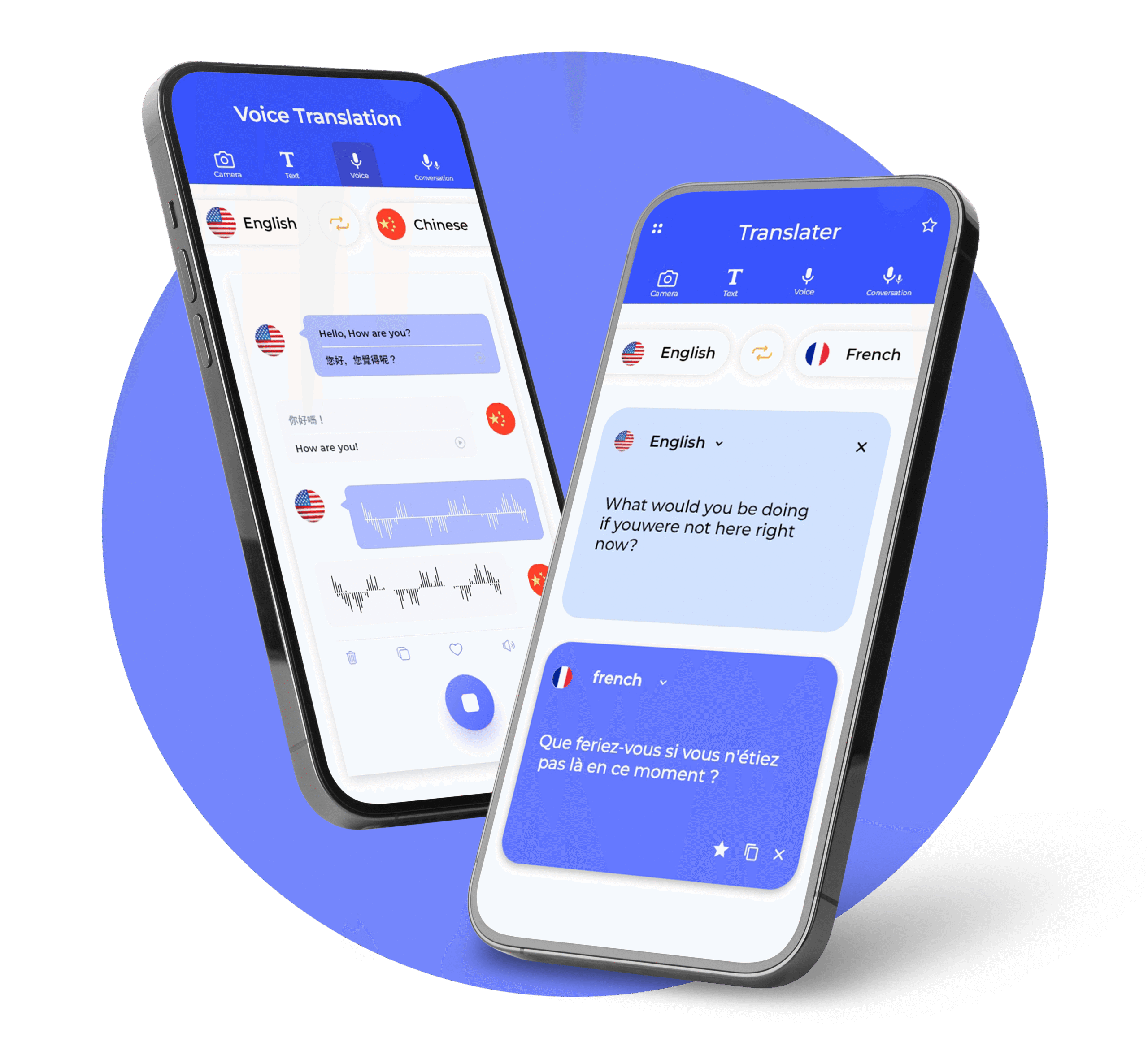 Speak, Type & Translate – Instantly in Two Languages
